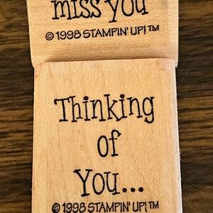 1998 Stampin' it up Stamps